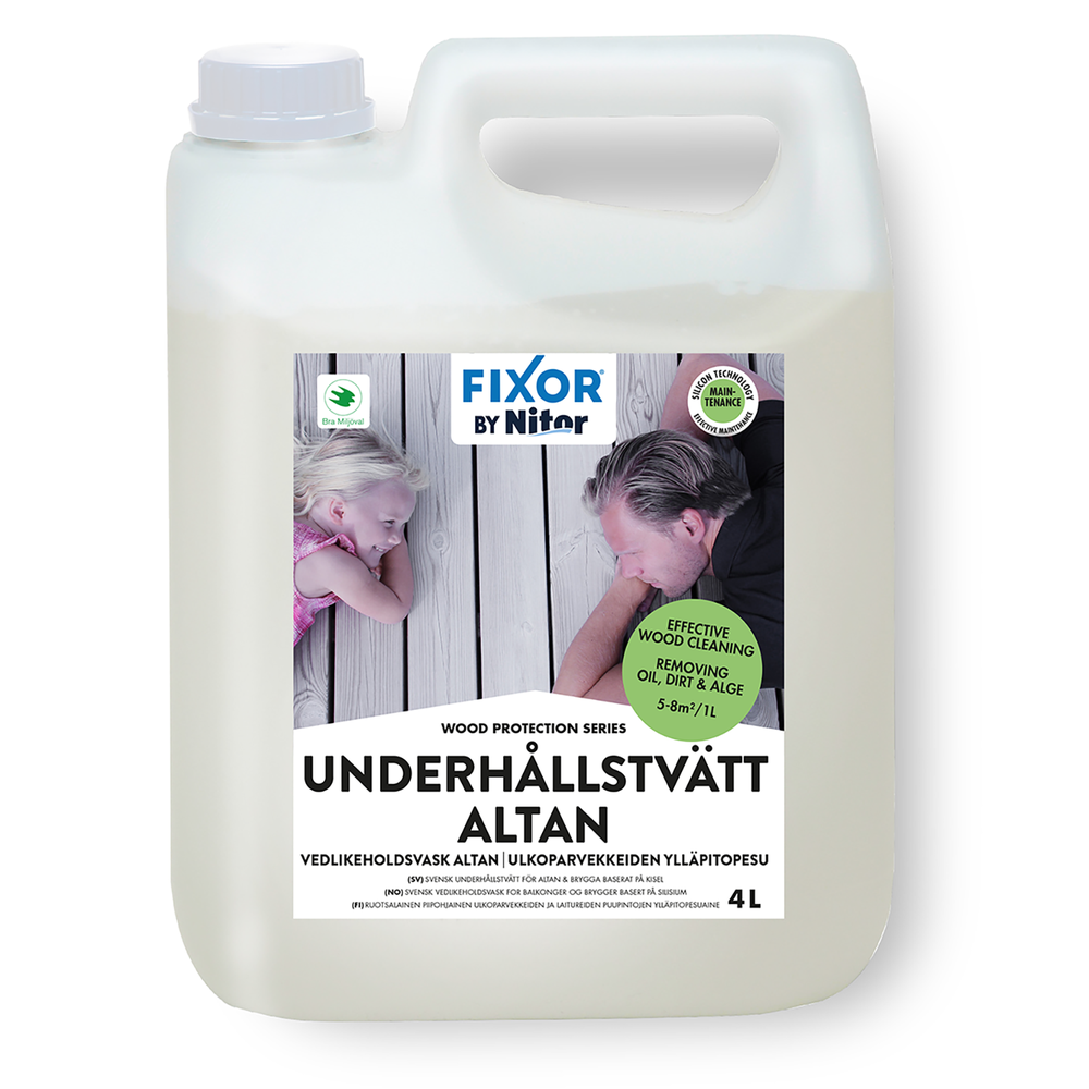 Nitor Underhållstvätt Altan 4L