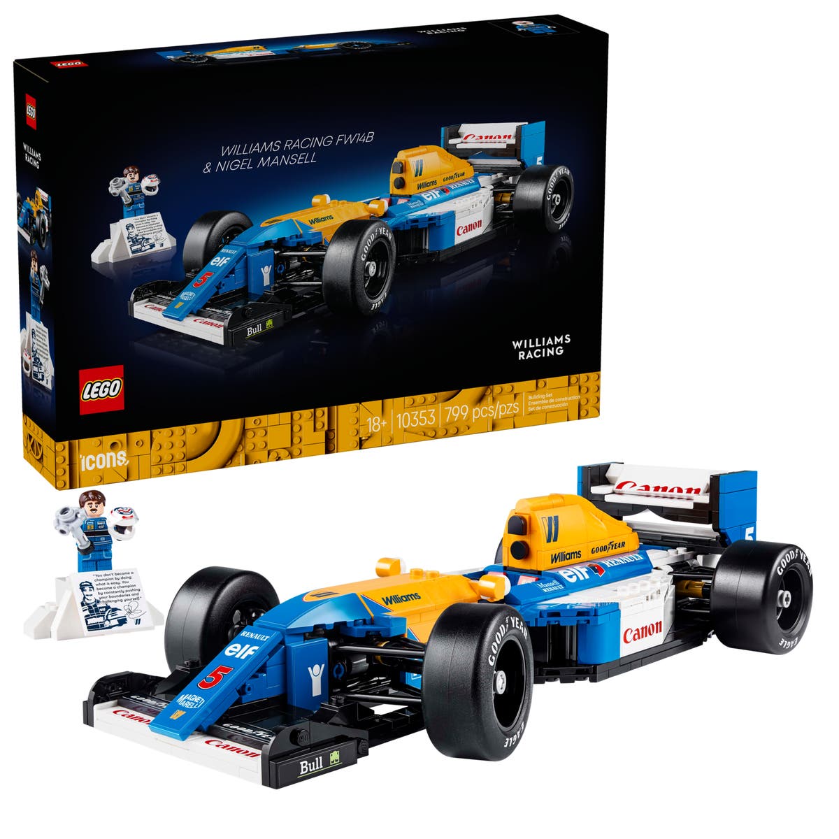 Williams Racing FW14B & Nigel Mansell - 10353