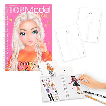 TOPModel Fickmålarbok