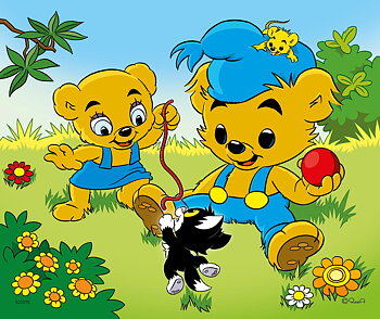 Träpussel, 6 bitar, Bamse