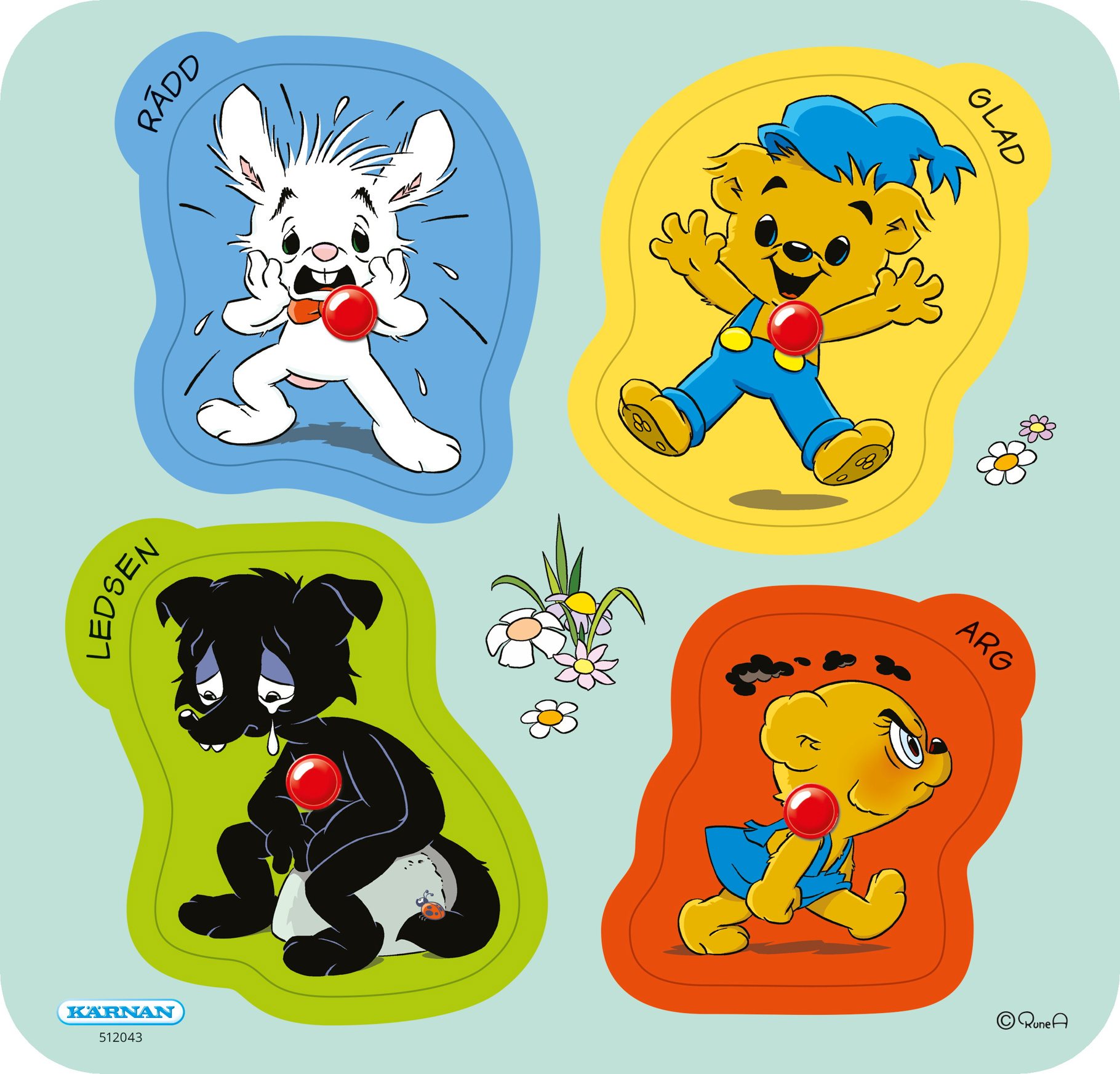 Knoppussel, 4 bitar, Bamse - 2