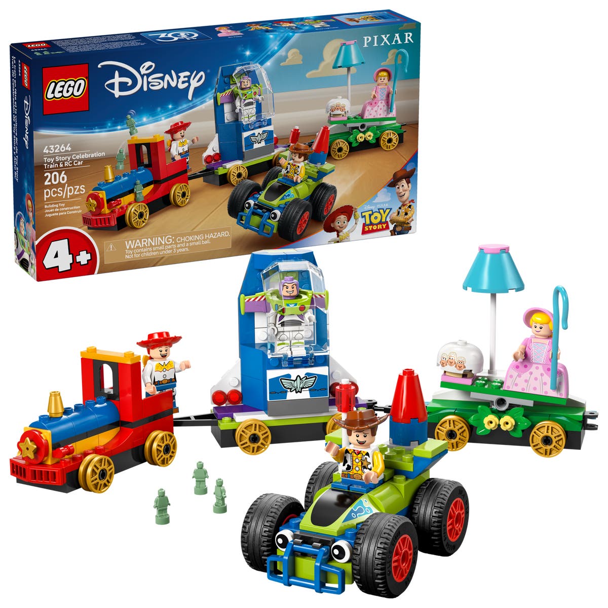 Toy Story Kalaståg och Bilen RC - 43264