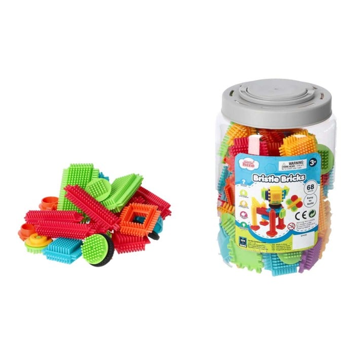 Bricks & Blocks Bristle Brick - 68 delar - 2