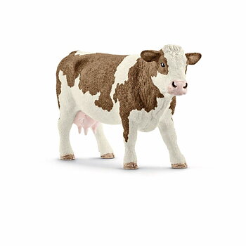 Ko, Simmental, Brunbrokig - Schleich 13801