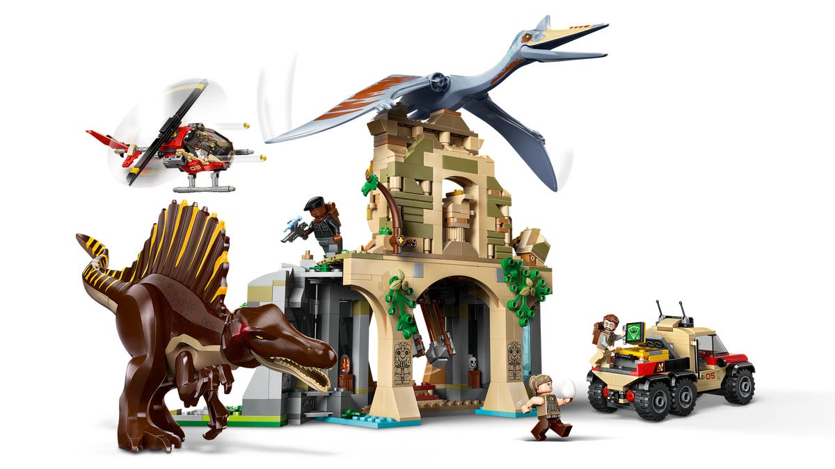 Flyguppdrag med Spinosaurus och Quetzalcoatlus - 76976 - 2