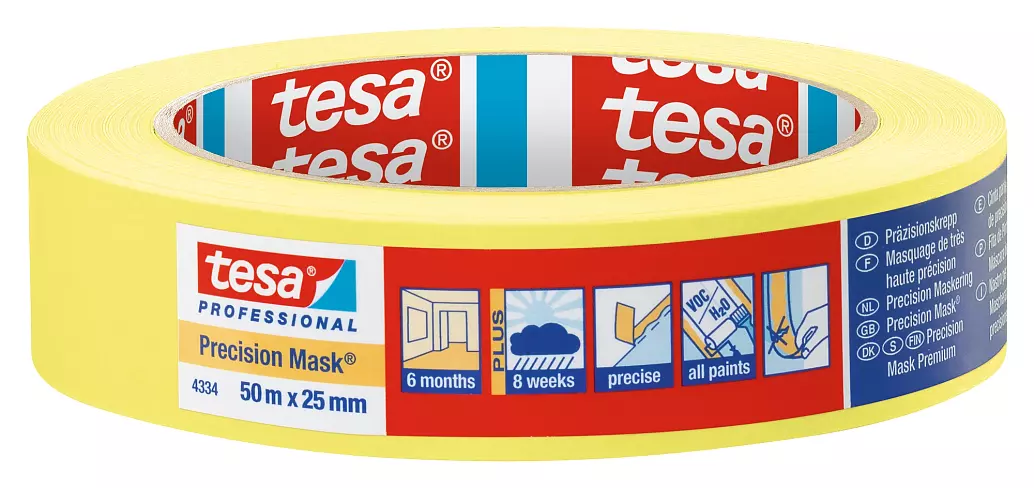 Maskeringstejp 4334 Precision Indoor 50m x 25mm