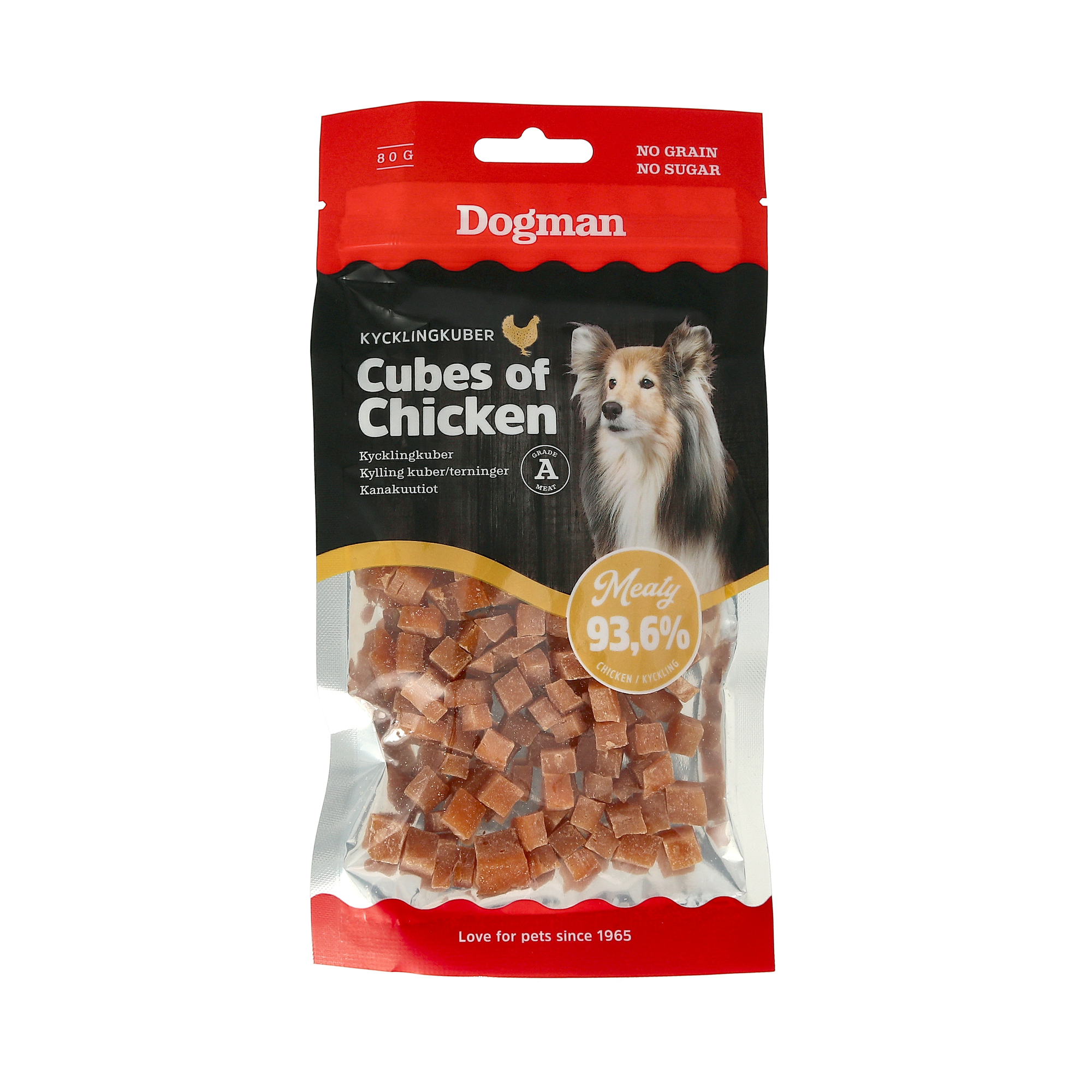Meaty Kuber av Kyckling 80g