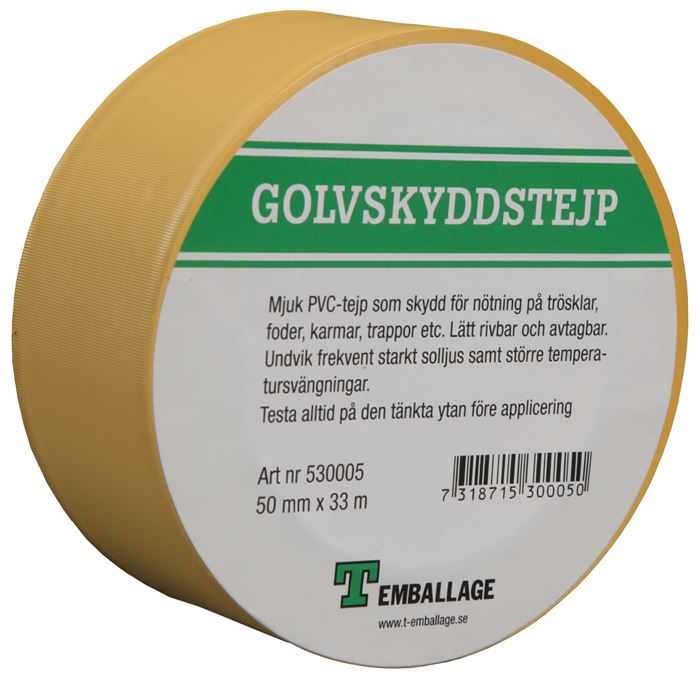 Golvskyddstejp 33m x 50mm
