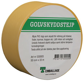 Golvskyddstejp 33m x 50mm