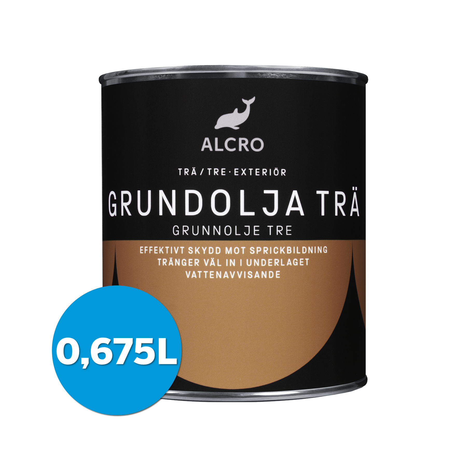 Grundolja Trä 0,675L