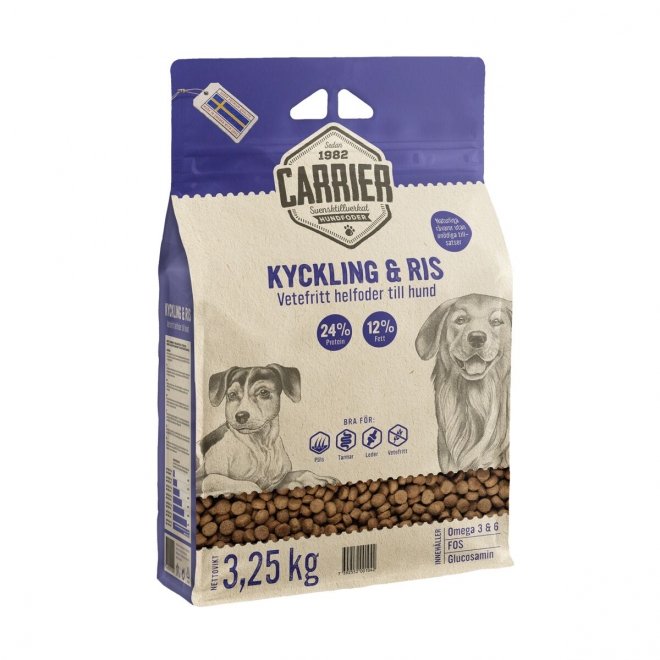 Carrier Kyckling & Ris 3,25kg