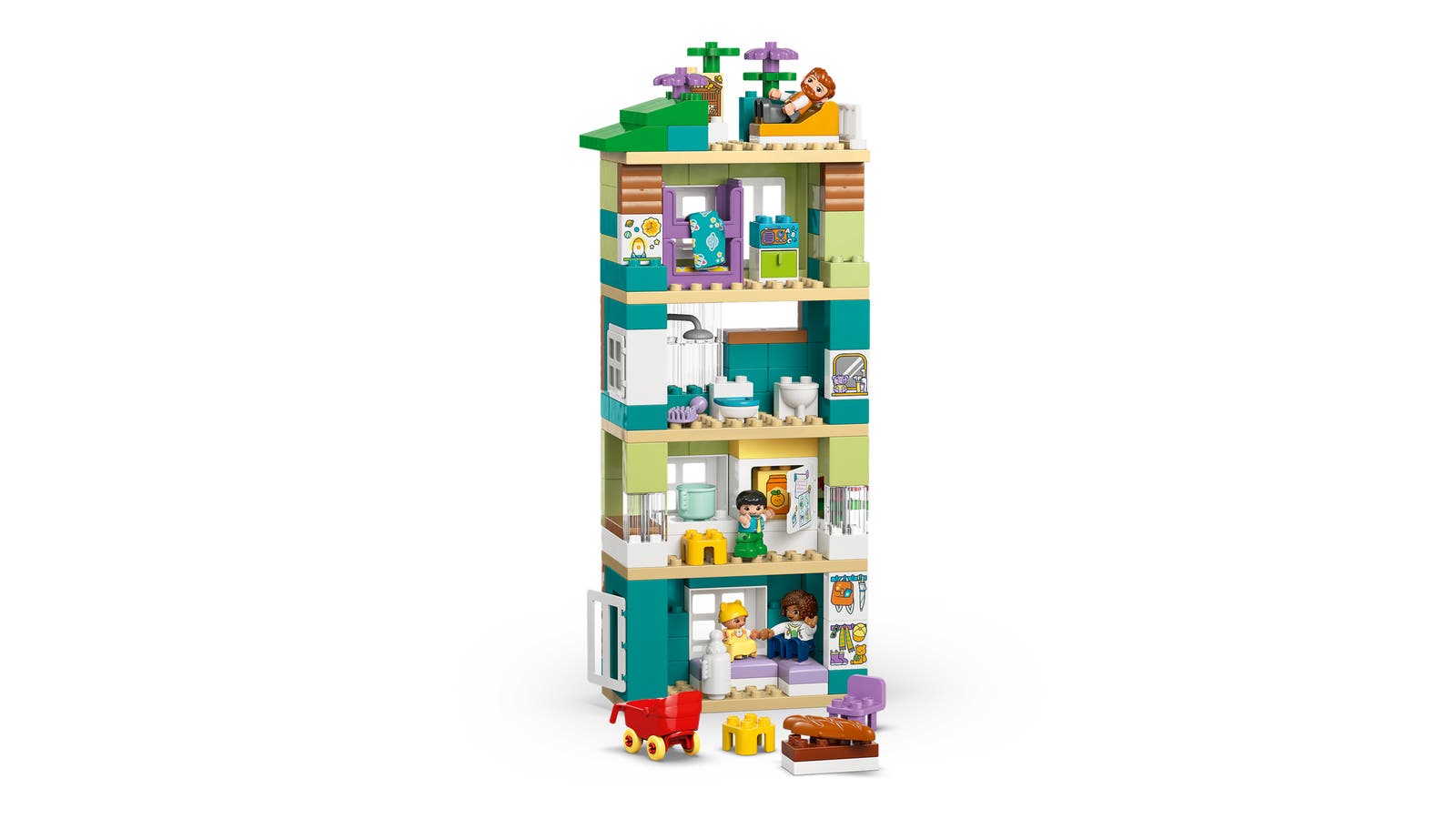 3-i-1 Modern Familjevilla med Figurer - 10470 - 3