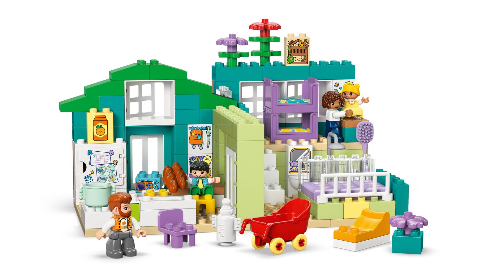 3-i-1 Modern Familjevilla med Figurer - 10470 - 2