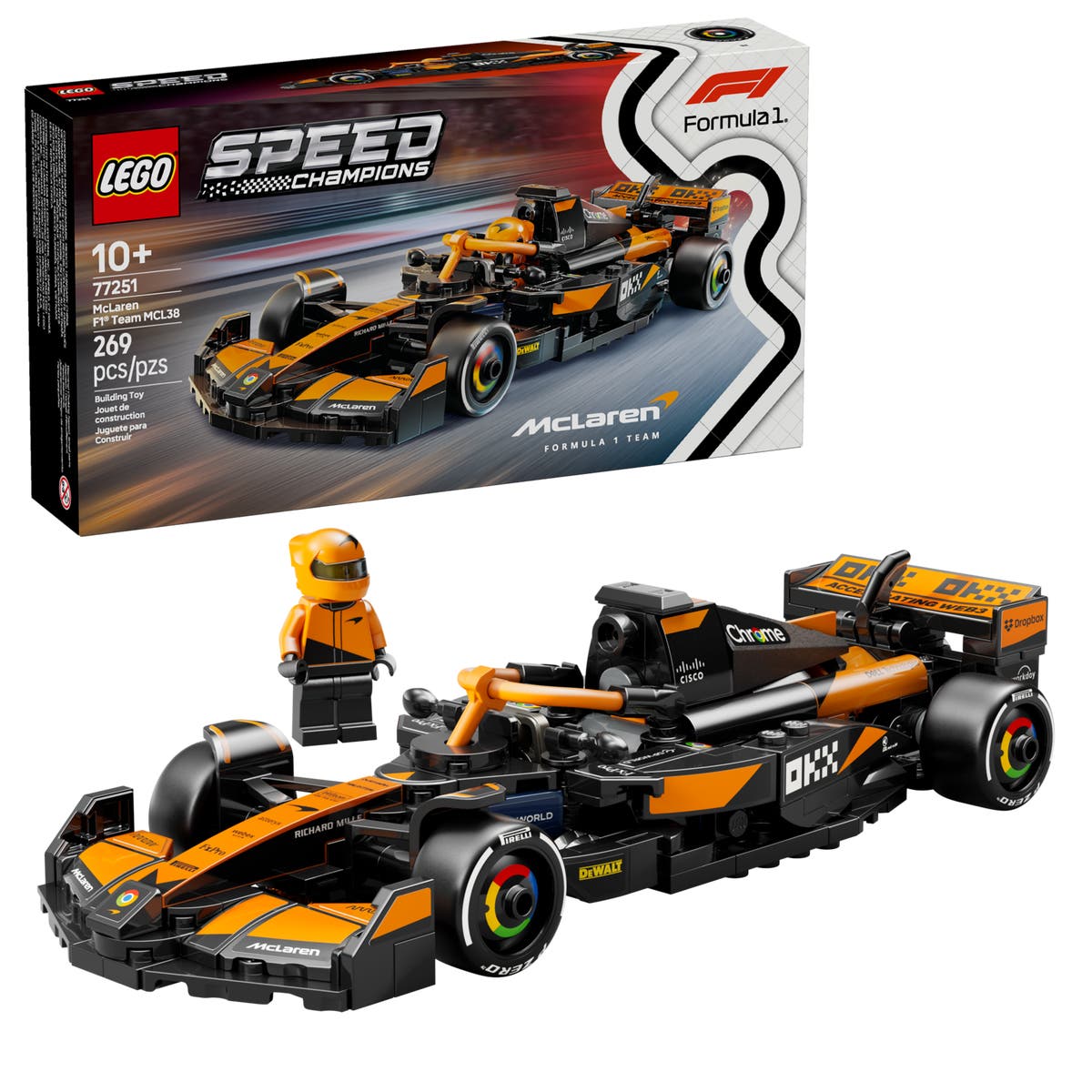 McLaren F1 Team MCL38 Racerbil - 77251