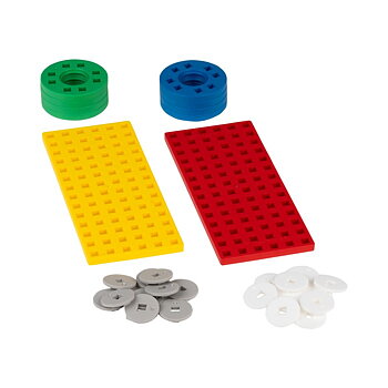 Plus-Plus Tillbehörsset (Röd/gul)