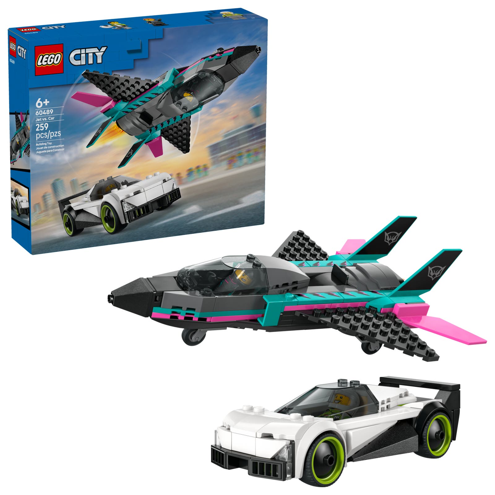 Jetplan mot Bil - 60489