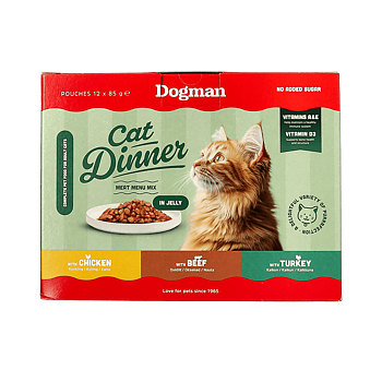 Cat Dinner In Jelly Mix 12x85g