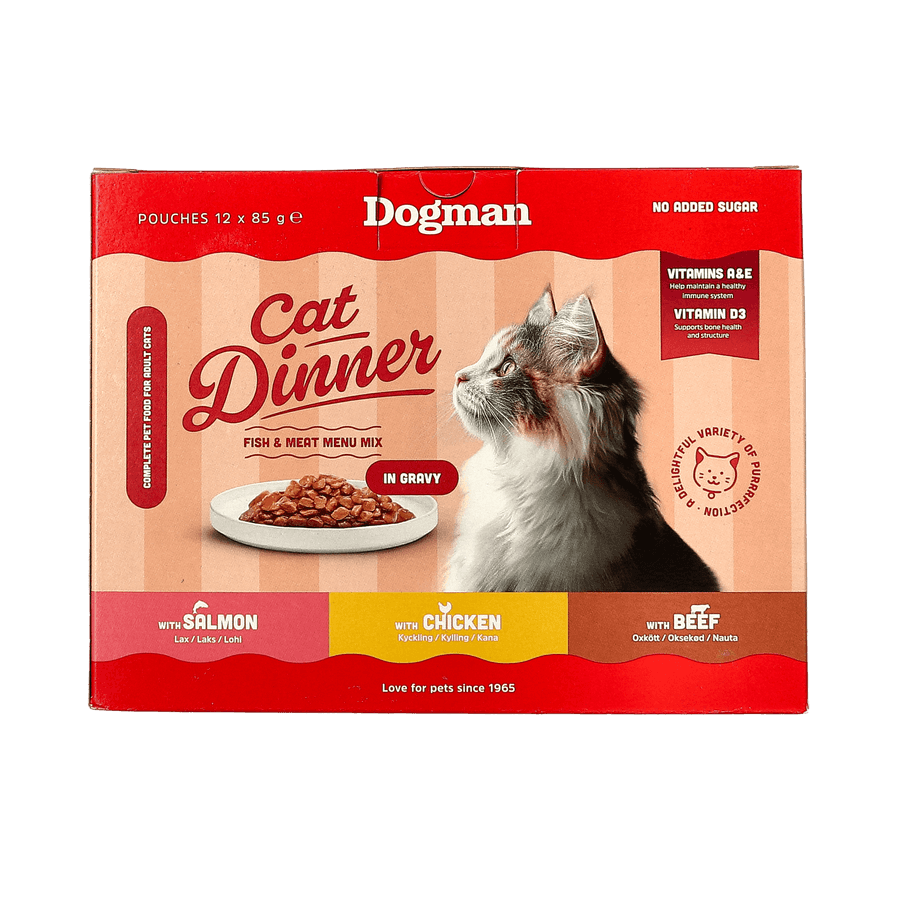 Cat Dinner In Gravy Mix 12x85g
