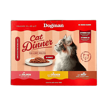 Cat Dinner In Gravy Mix 12x85g