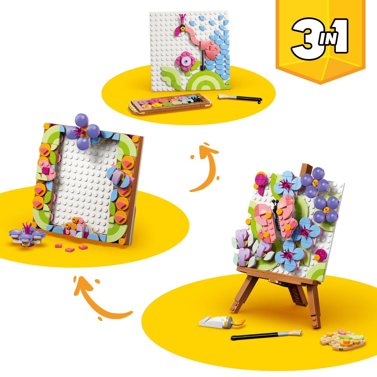3-i-1 Målning med blomsterkonst - 31390 - 2
