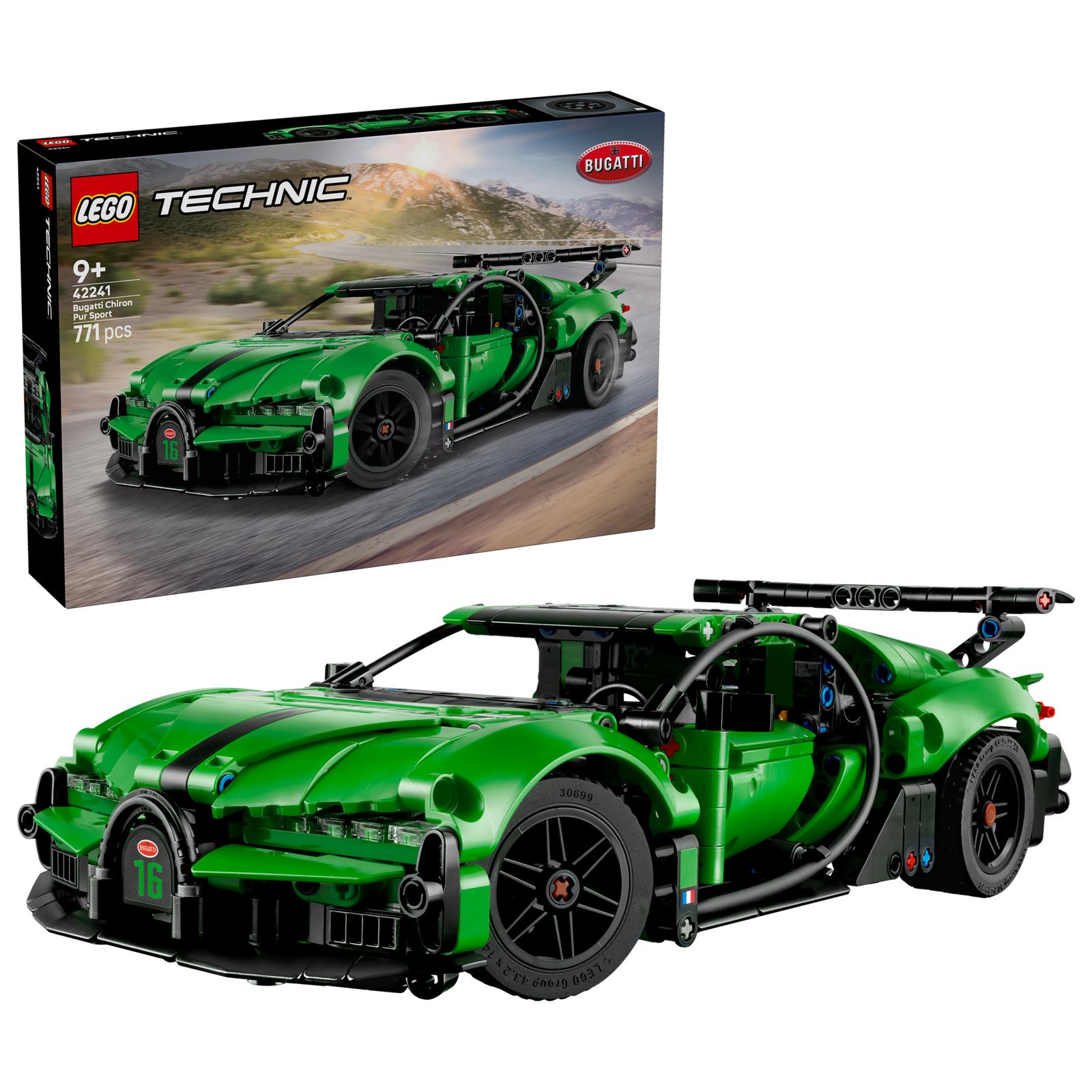 Grön Bugatti Chiron Pur Sport Hyperbil - 42241