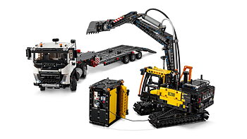 Volvo FMX lastbil & EC230 Electric Excavator - 42175