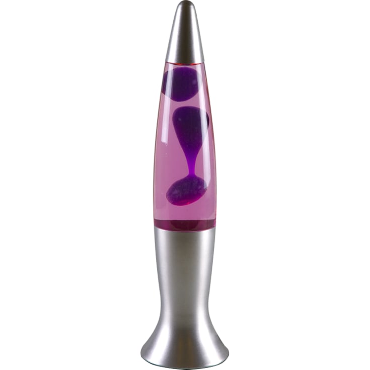 Lavalampa Rosa/Lila 40cm