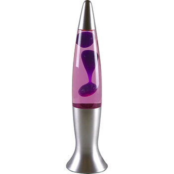 Lavalampa Rosa/Lila 40cm