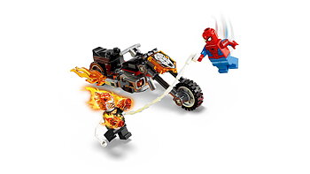 Spider-Man mot Ghost Rider på Motorcykel - 76335