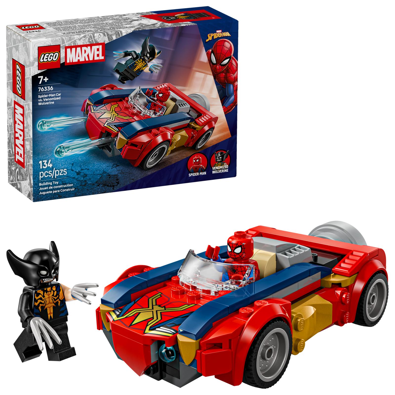 Spider-Mans Bil mot Venomifierad Wolverine - 76336