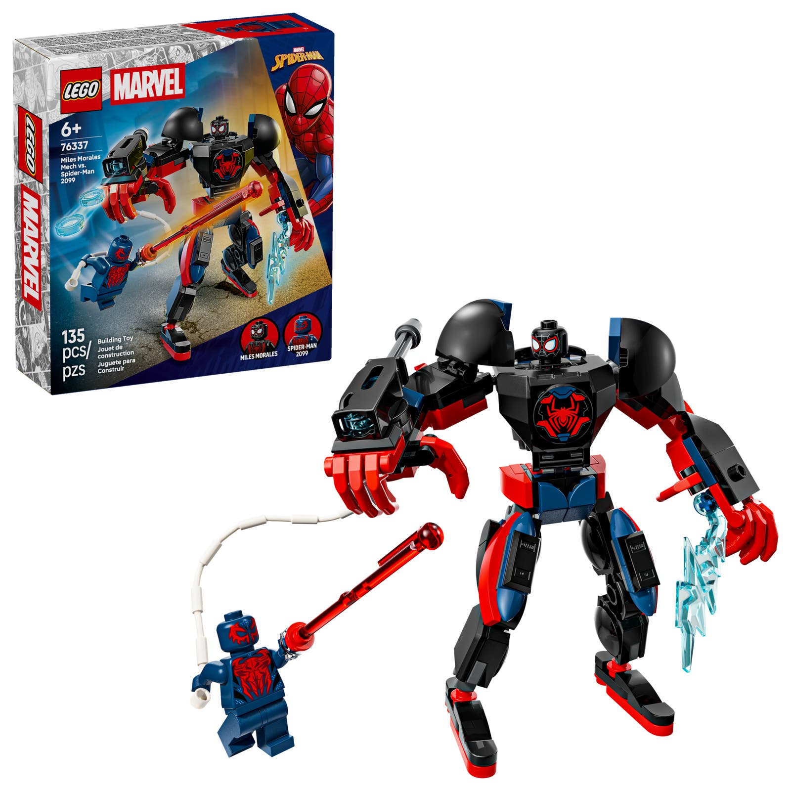Miles Morales Robot mot Spider-Man 2099 - 76337