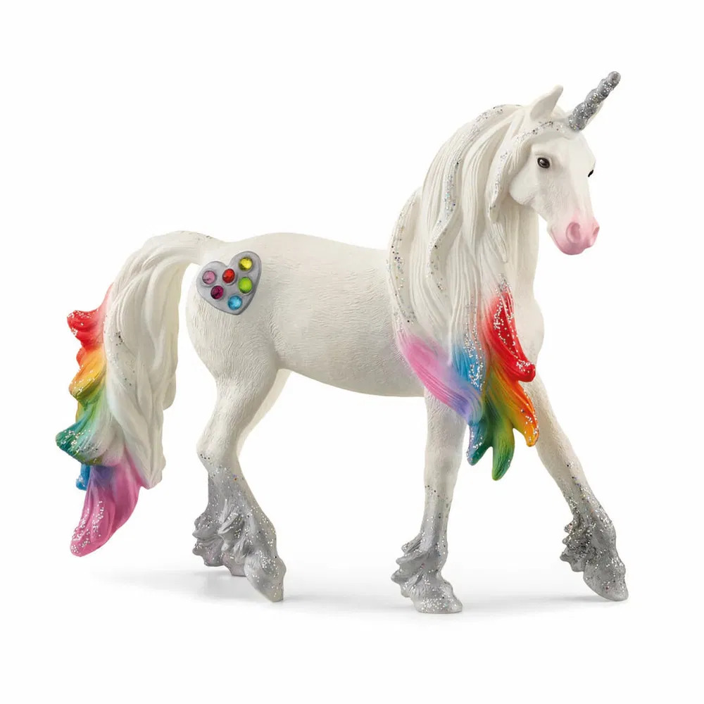 Enhörning, Regnbågsenhörning, Hingst - Schleich 70725