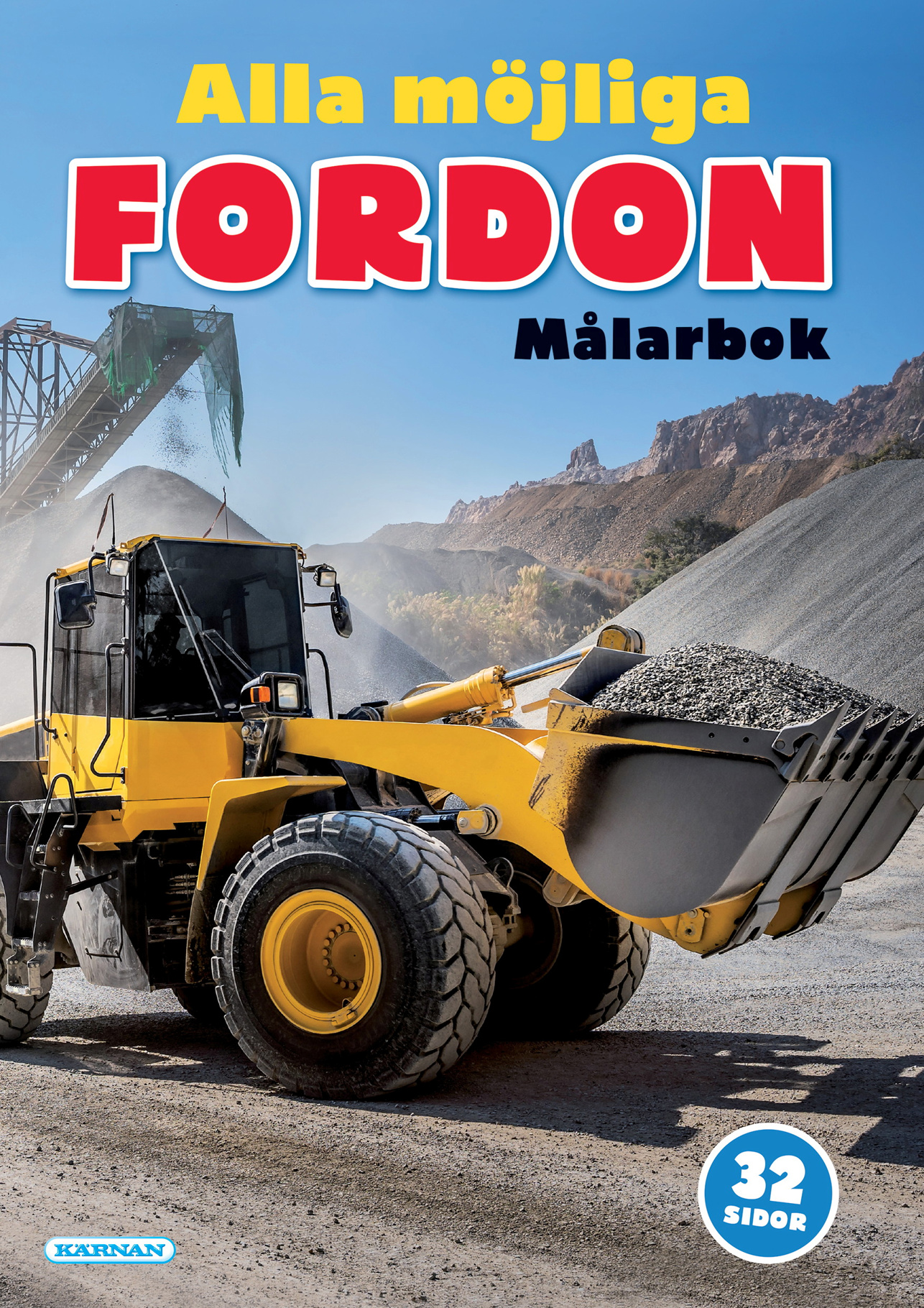Målarbok Alla Möjliga Fordon