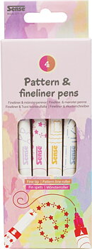 Mönsterpennor 4-pack