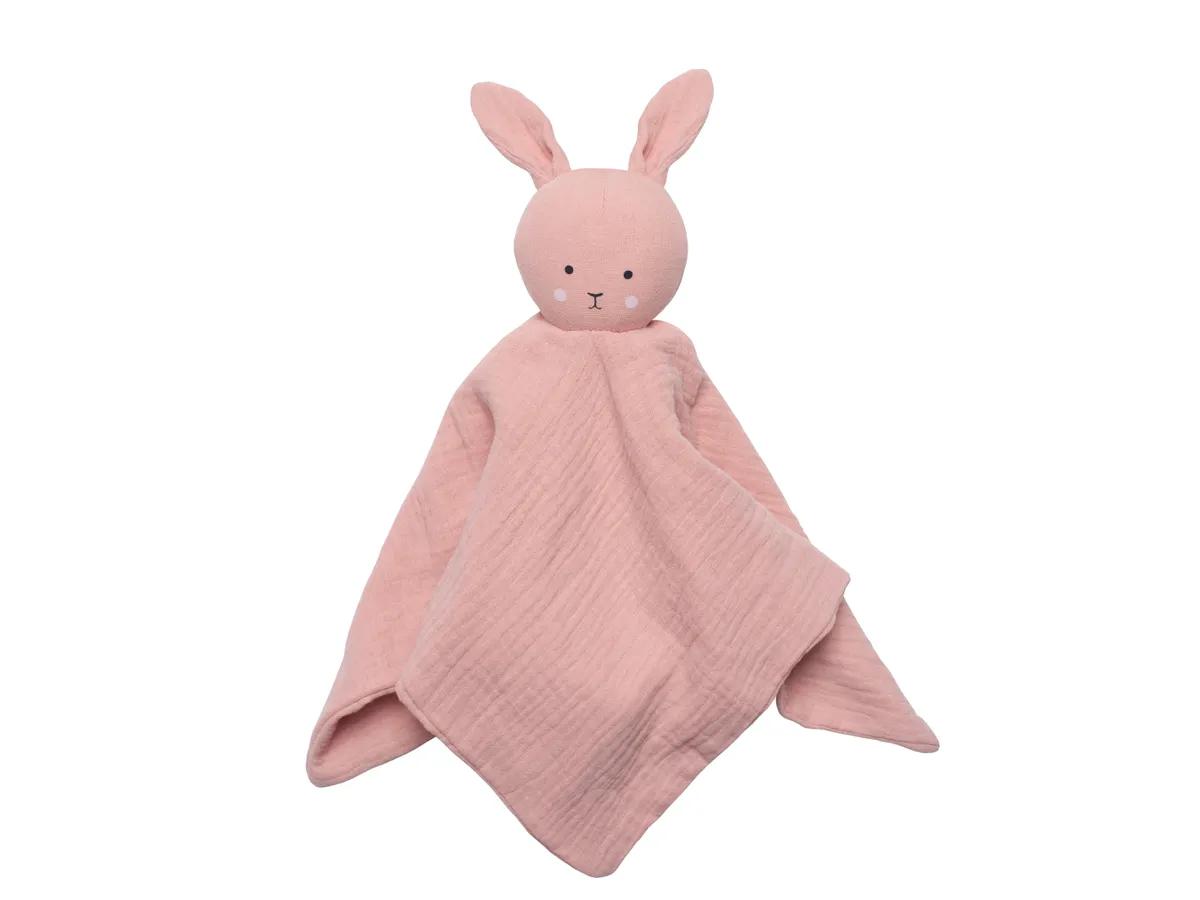 Snuttefilt Bunny Rosa