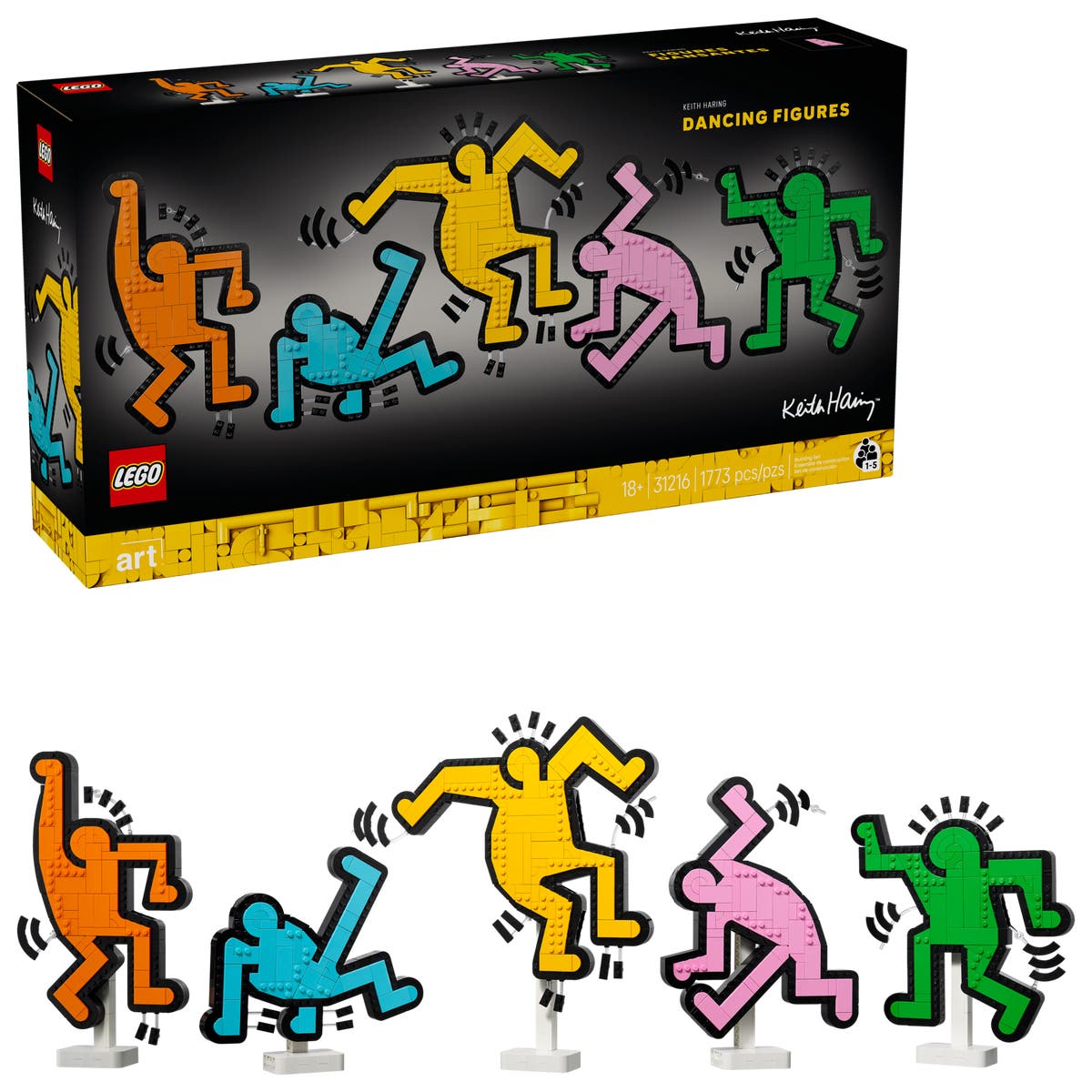 Keith Haring - Dansande Figurer - 31216