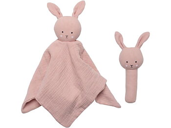 JaBaDaBaDo Babypresentset Bunny Rosa