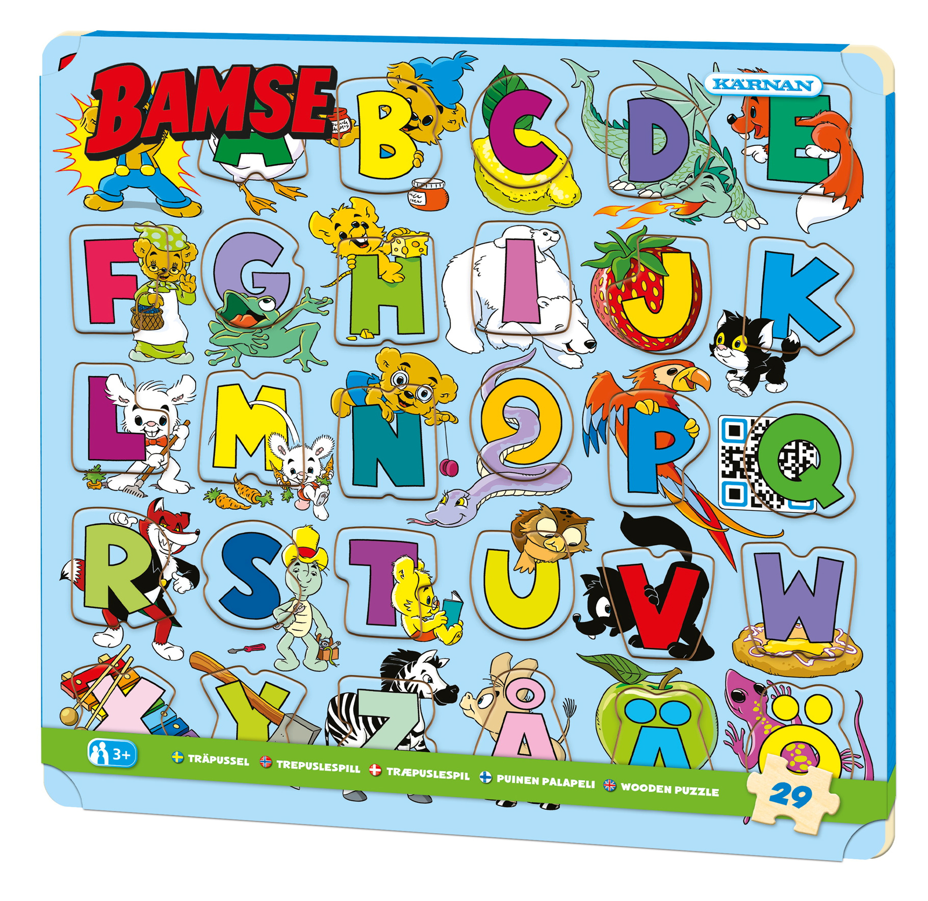 Bamse ABC Pussel