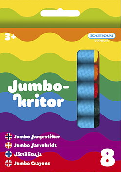 Jumbofärgkritor 8 st