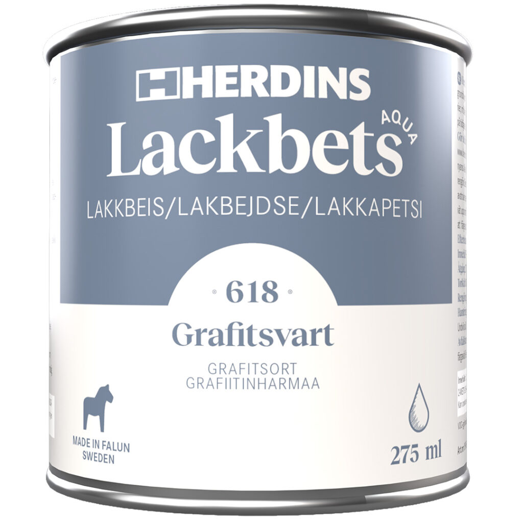 Herdins Lackbets Aqua Grafitsvart 275ml