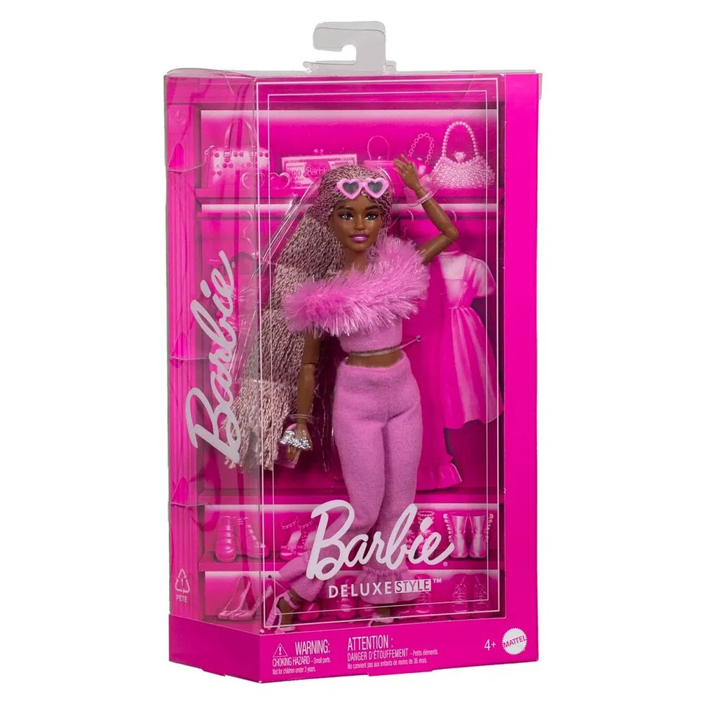Barbie Deluxe Style Fur Black