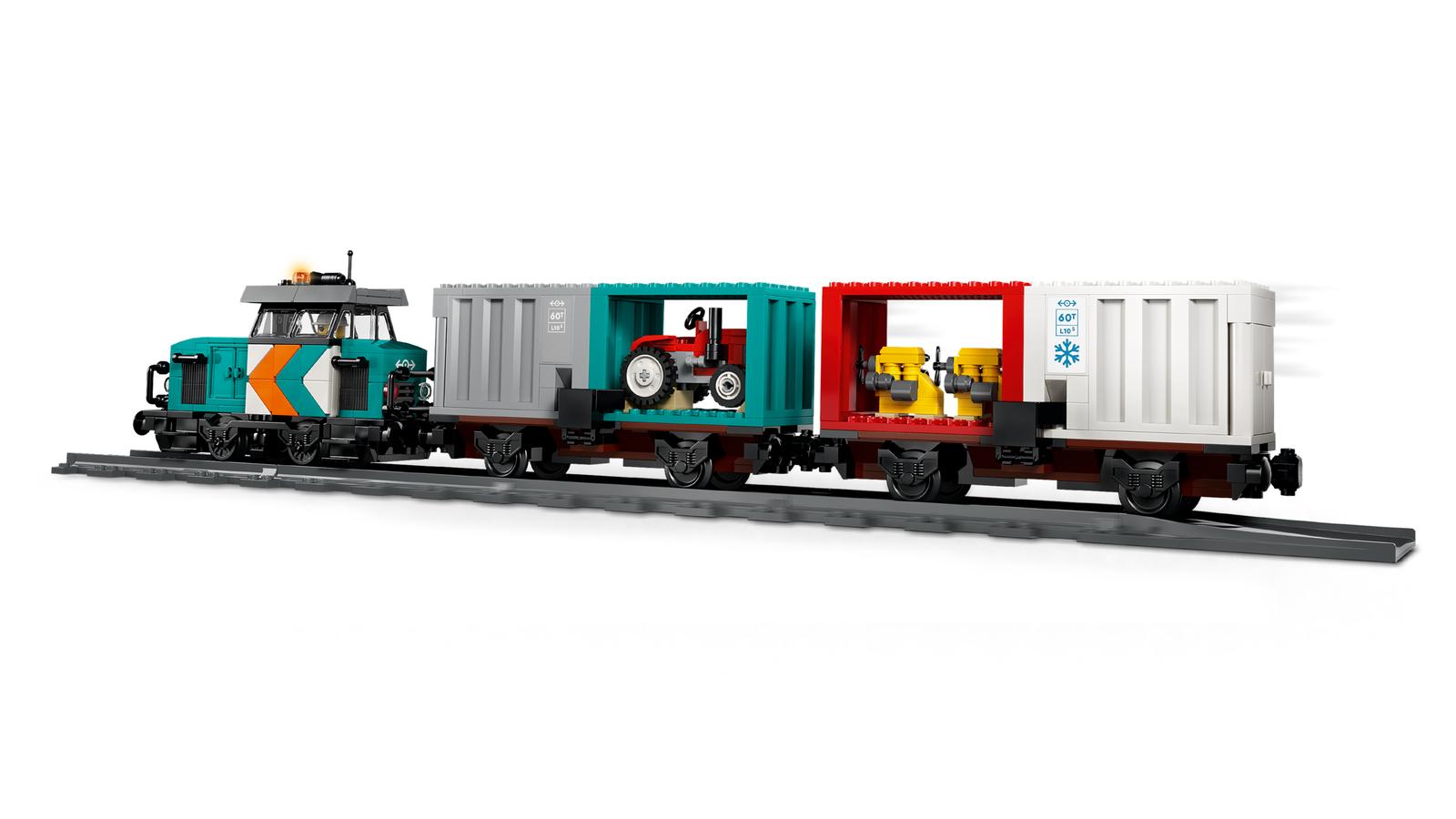 Hamntransporttåg med Kran och Lastbil - 60509 - 2
