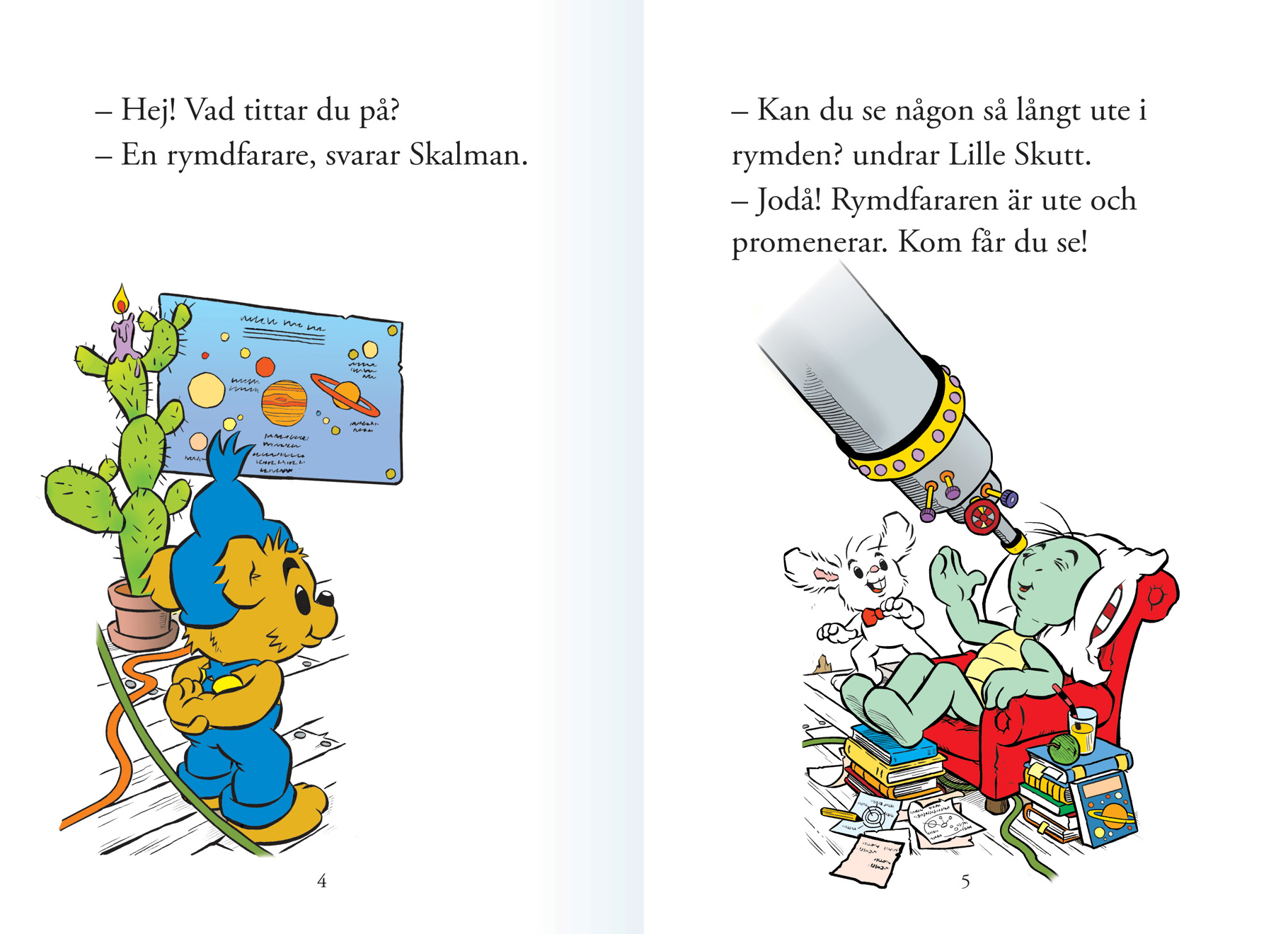 Bamse: Skalmans Rymdraket (Lätt att Läsa) - 2