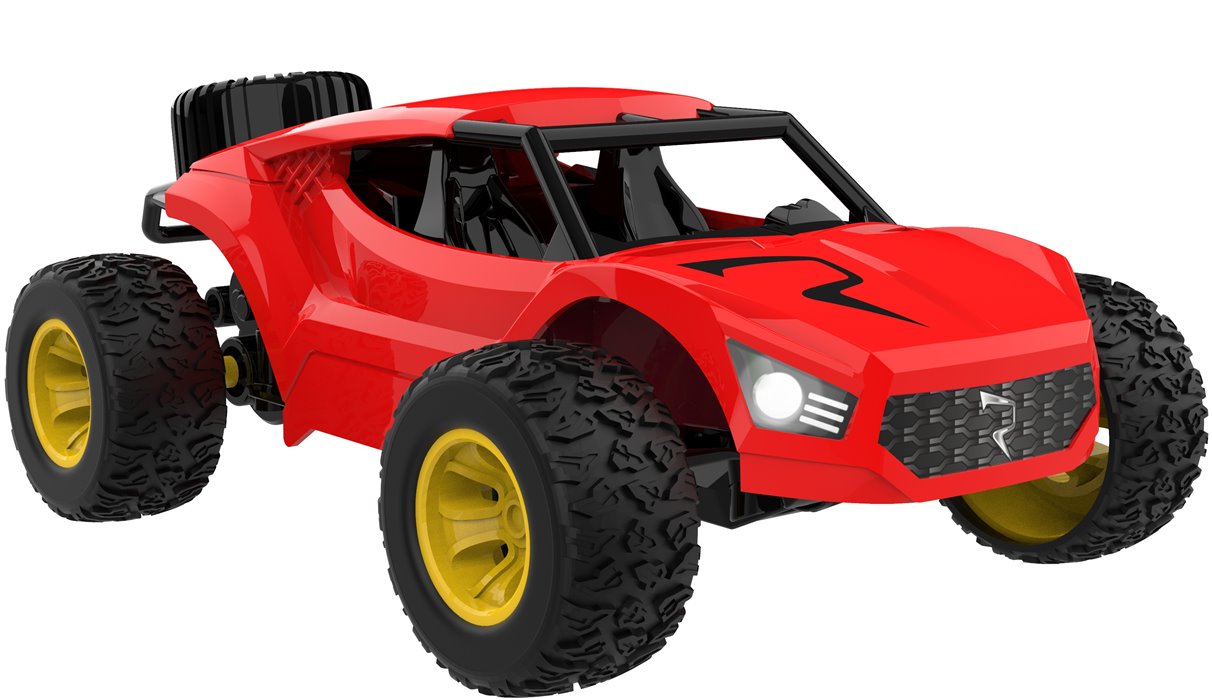 Revolt Radiostyrd Stunt Speeder Bil Röd - 2