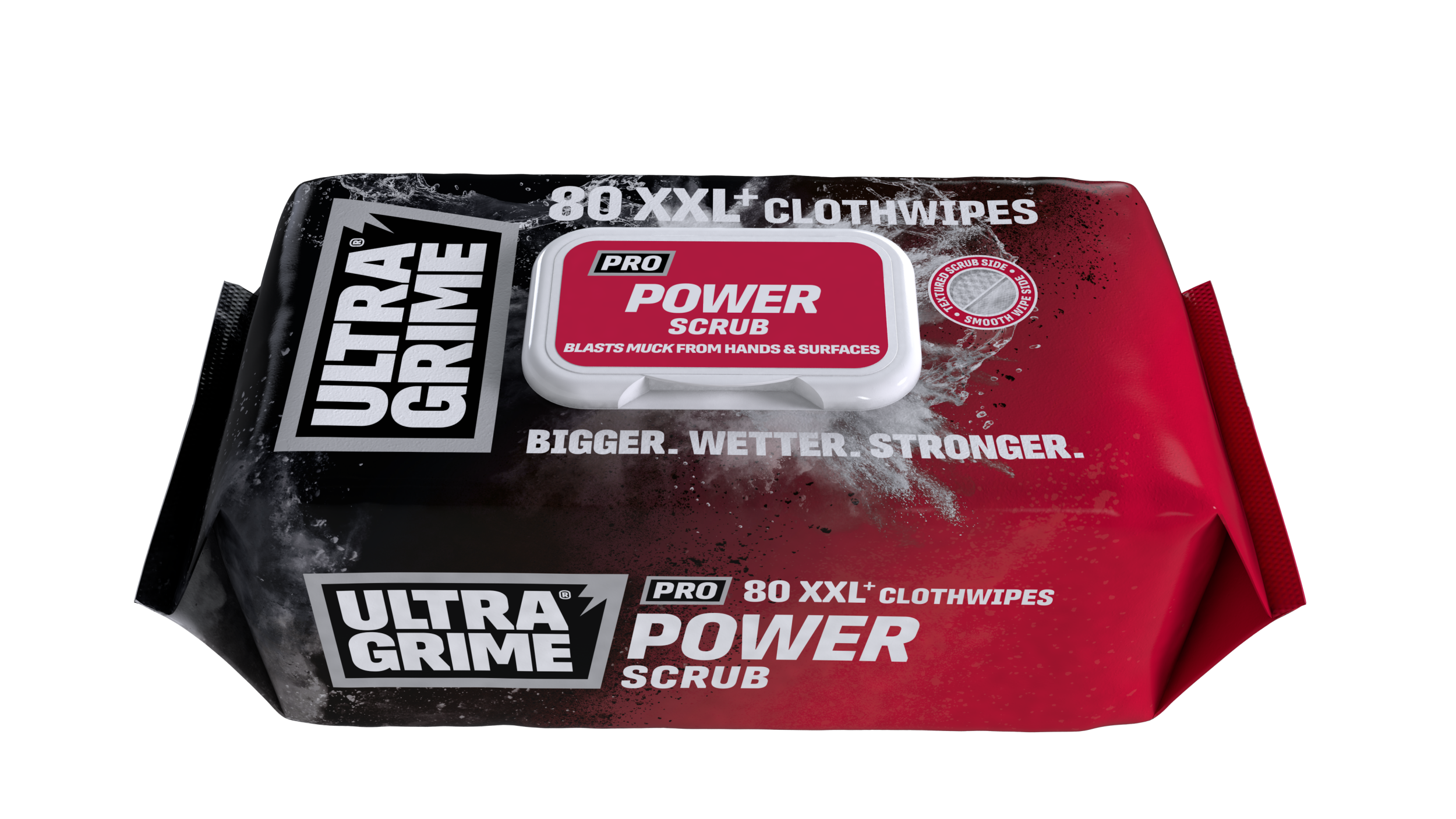 UltraGrime Pro Wipes XXL Power Scrub 80-pack