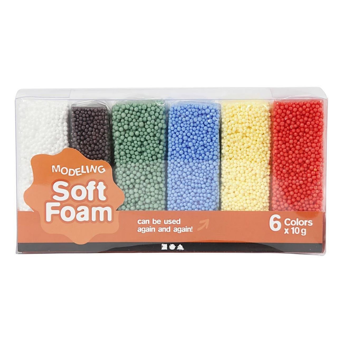 Soft Foam Modellera, 6x10g