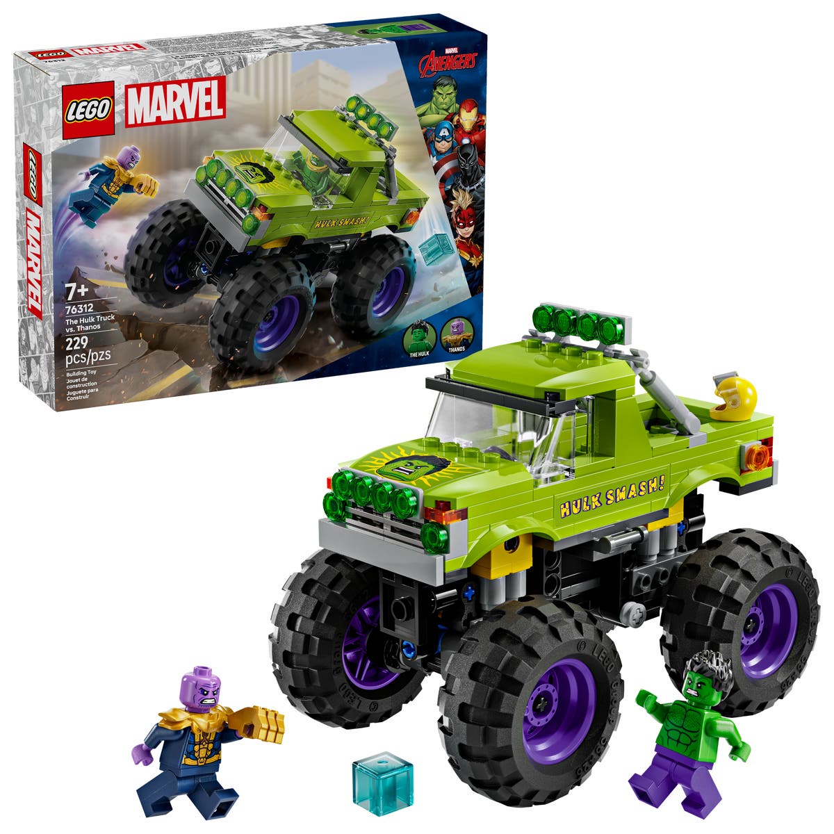 Hulktrucken mot Thanos - 76312