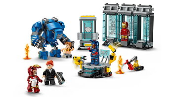 Iron Mans labb: rustningarnas sal - 76315