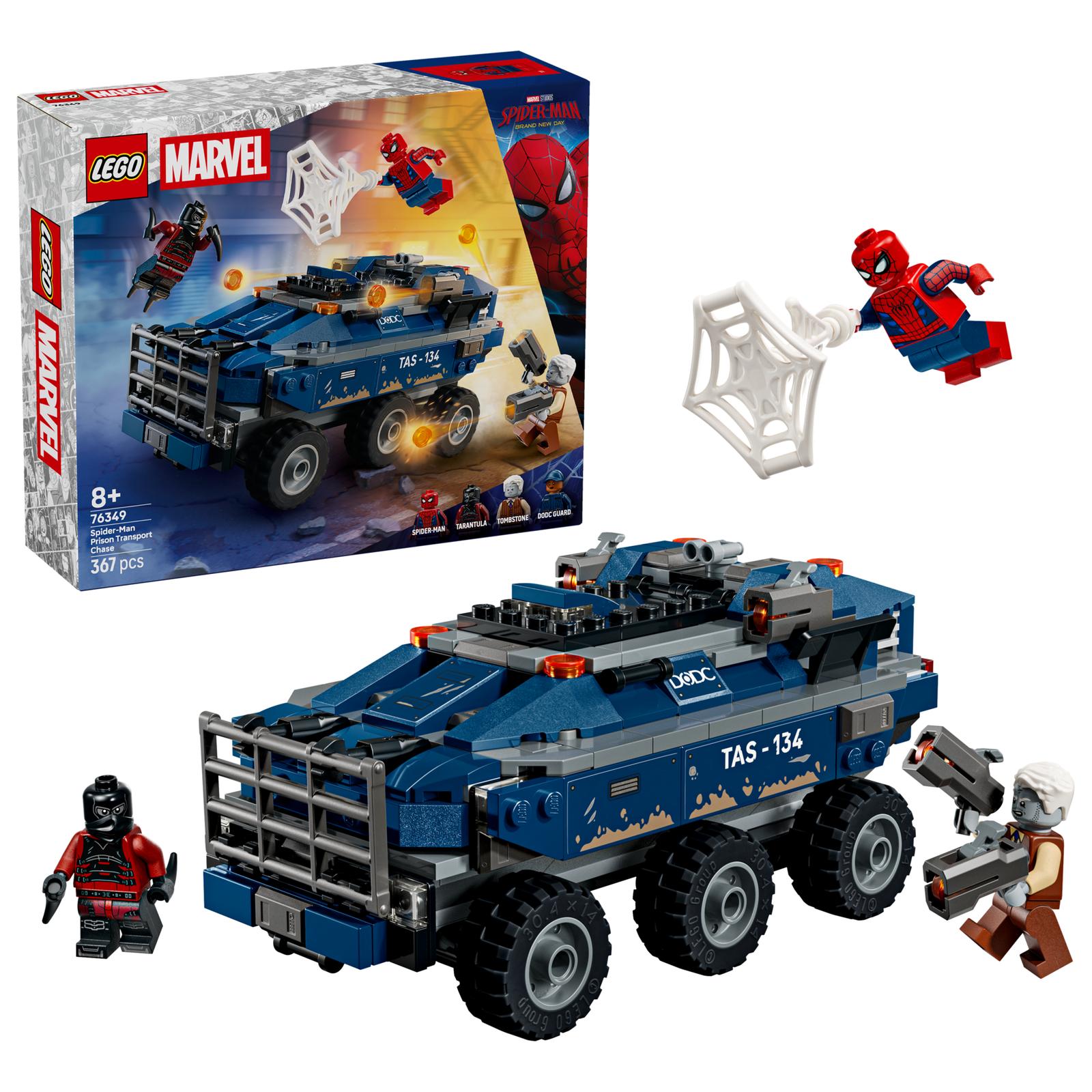 Spider-Mans Fängelsetransportjakt - 76349