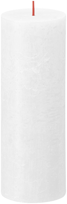 Blockljus  Cloudy white